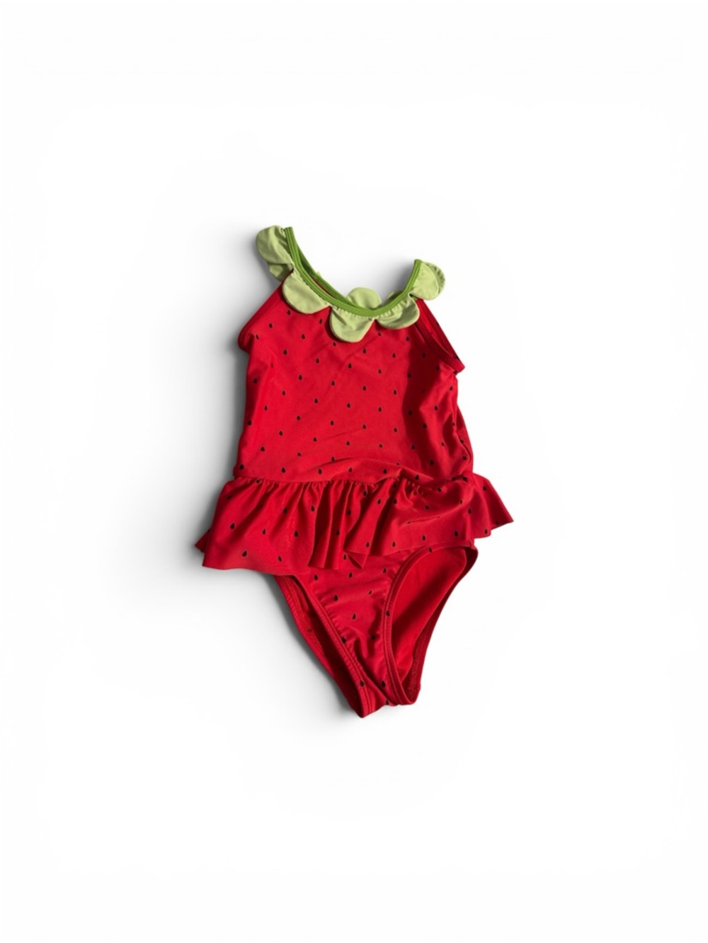 Gymboree Red and Green Watermelon One-Piece Swimsuit